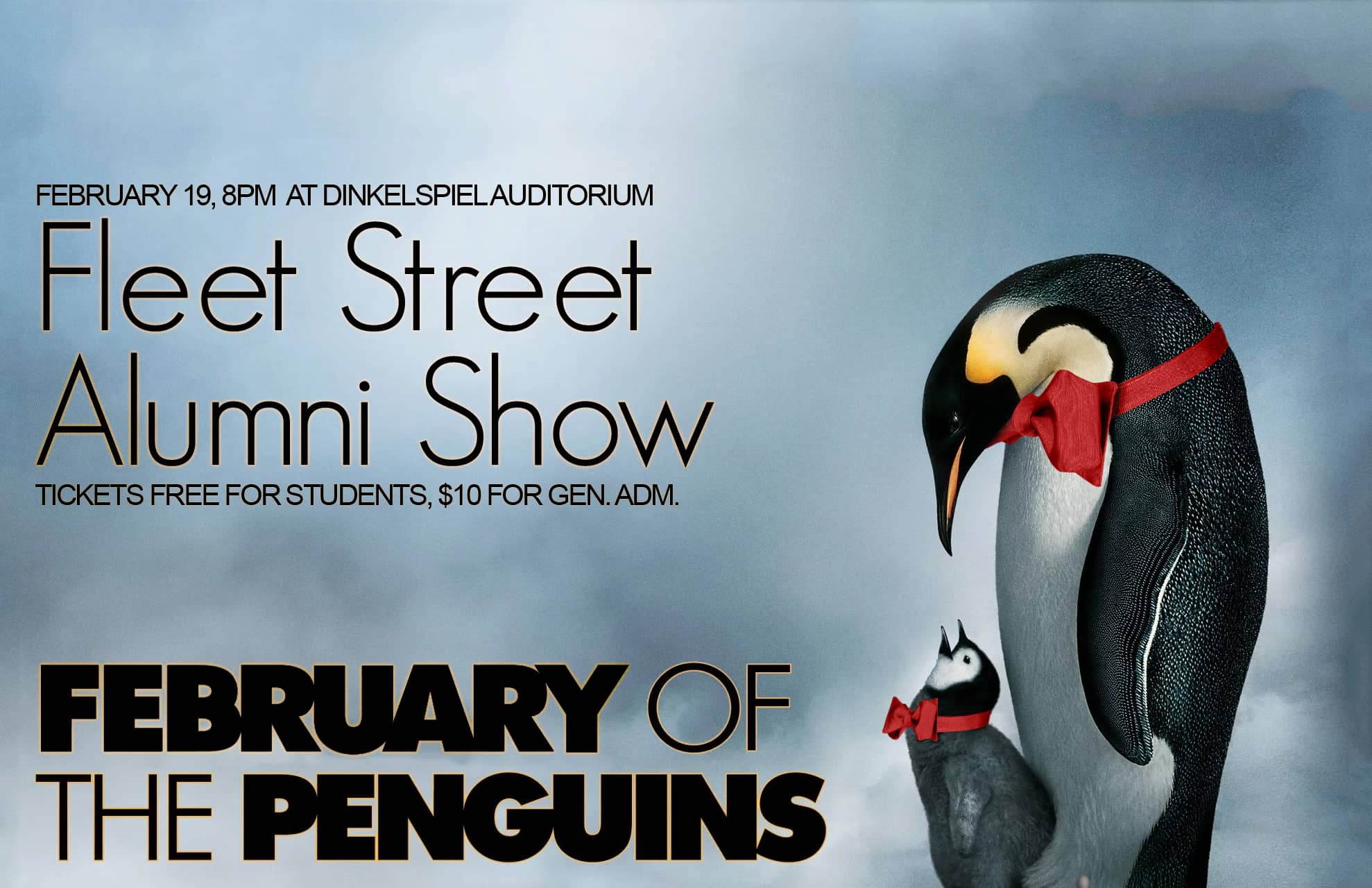 Fleet Street Alumni Show: A playful penguin-themed reunion concert featuring Fleet Street alumni