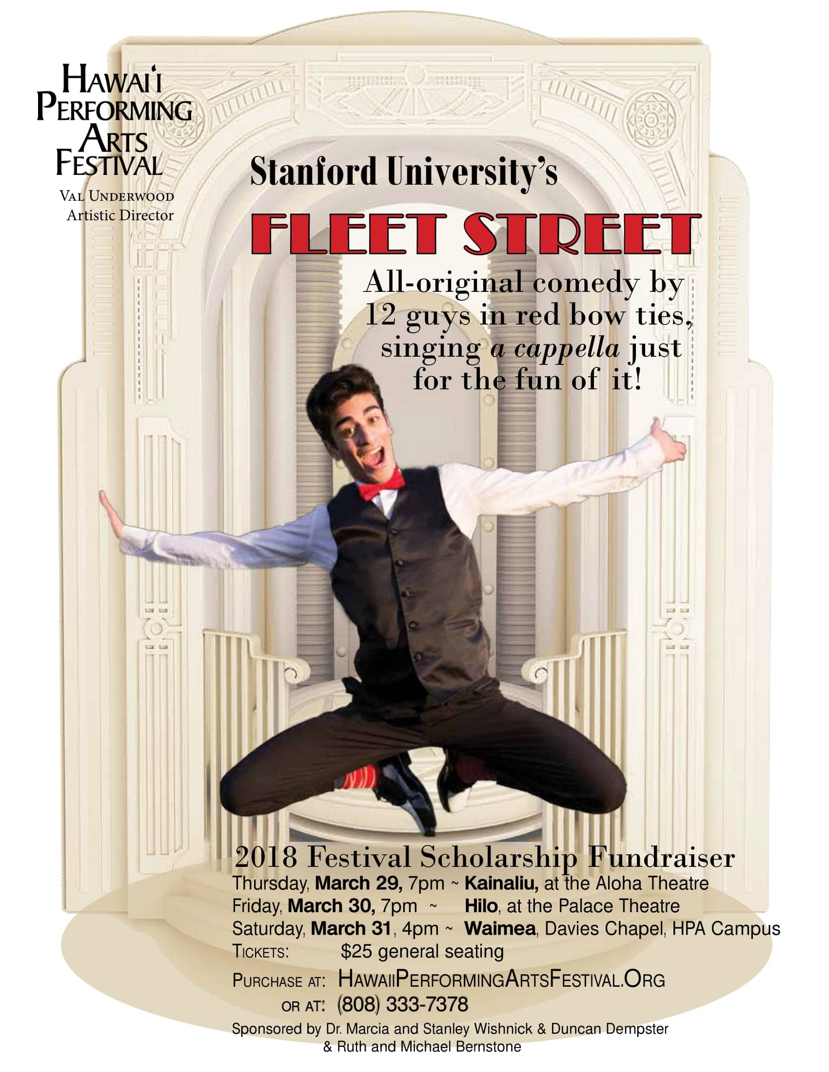 Join us for an evening of a cappella magic with the Fleet Street Singers