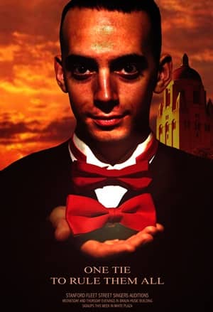 Audition for Fleet Street! Fall 2001 recruitment poster for Stanford's co-ed a cappella singers