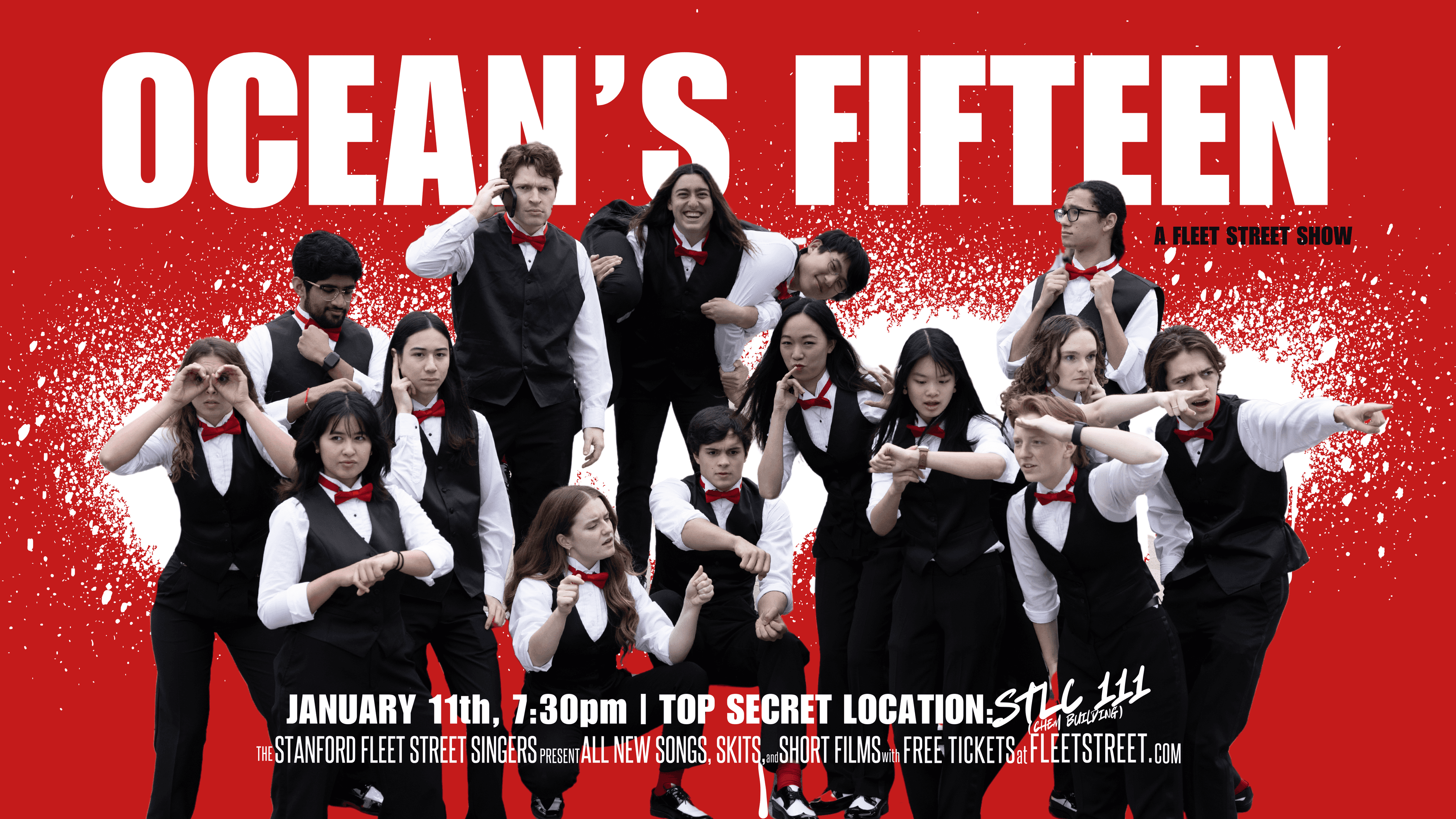 Fleet Street - Ocean's Fifteen (Horizontal Poster)