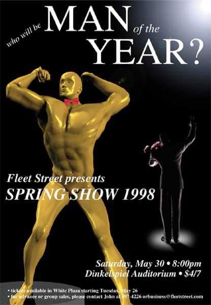 1998 Spring Show - Fleet Street Singers closing the academic year with harmony