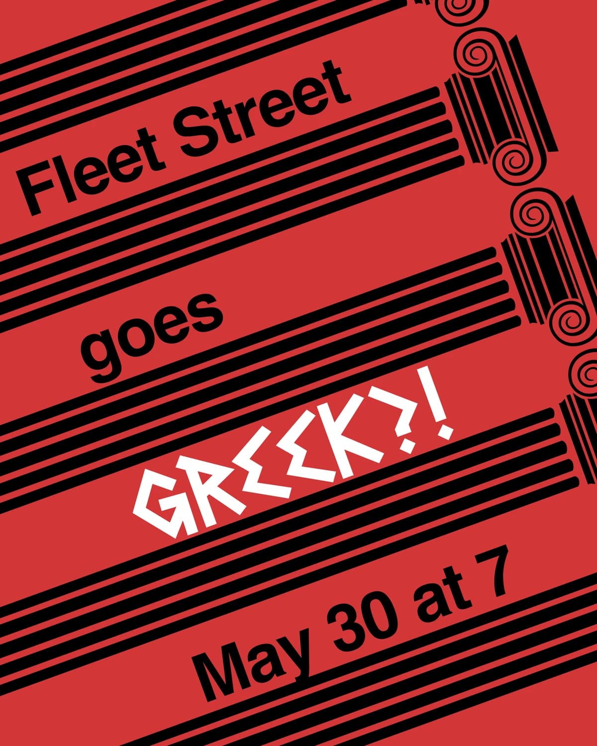 Fleet Street goes Greek?! show poster